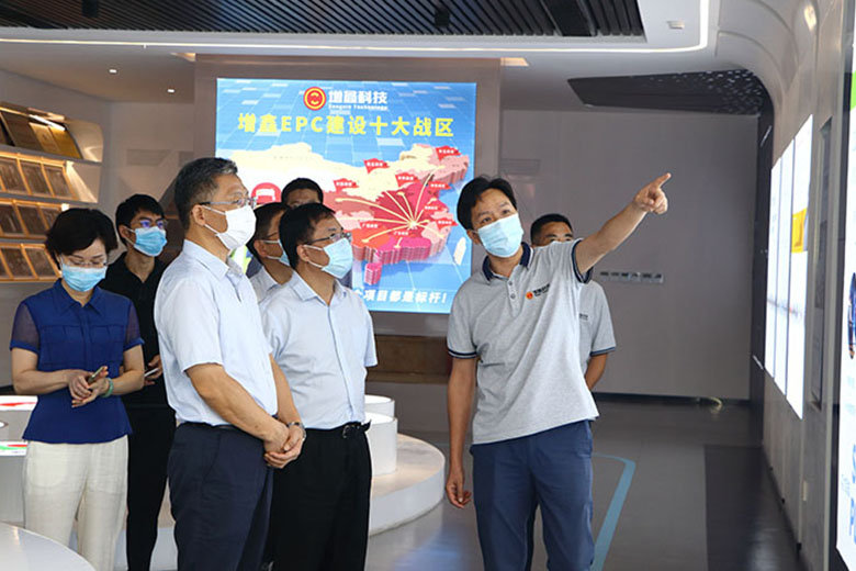 江西省政府副省长罗小云莅临增鑫科技进行科技创新调研