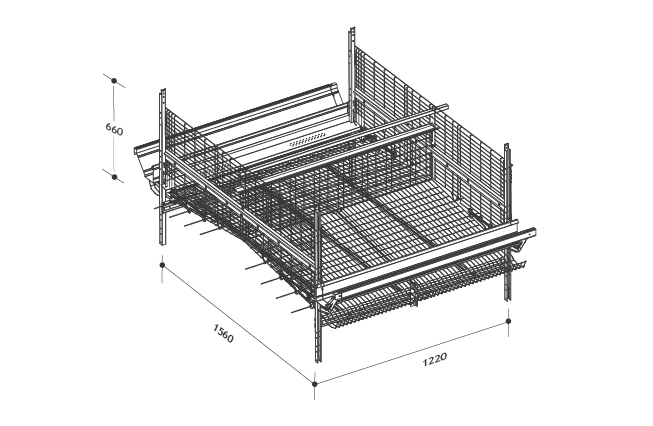 CC780 Multi-Tier Layer Cage Sy