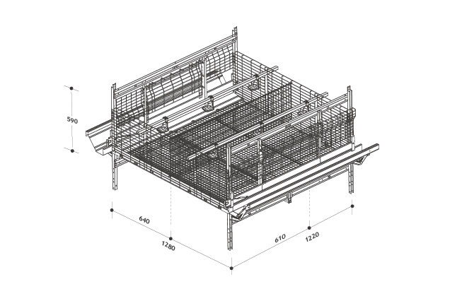 PC640 Tiered Brooding and Grow